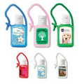 1/2 oz. Hand Sanitizing Gel Flip-Top Bottle w/ Silicone Strap